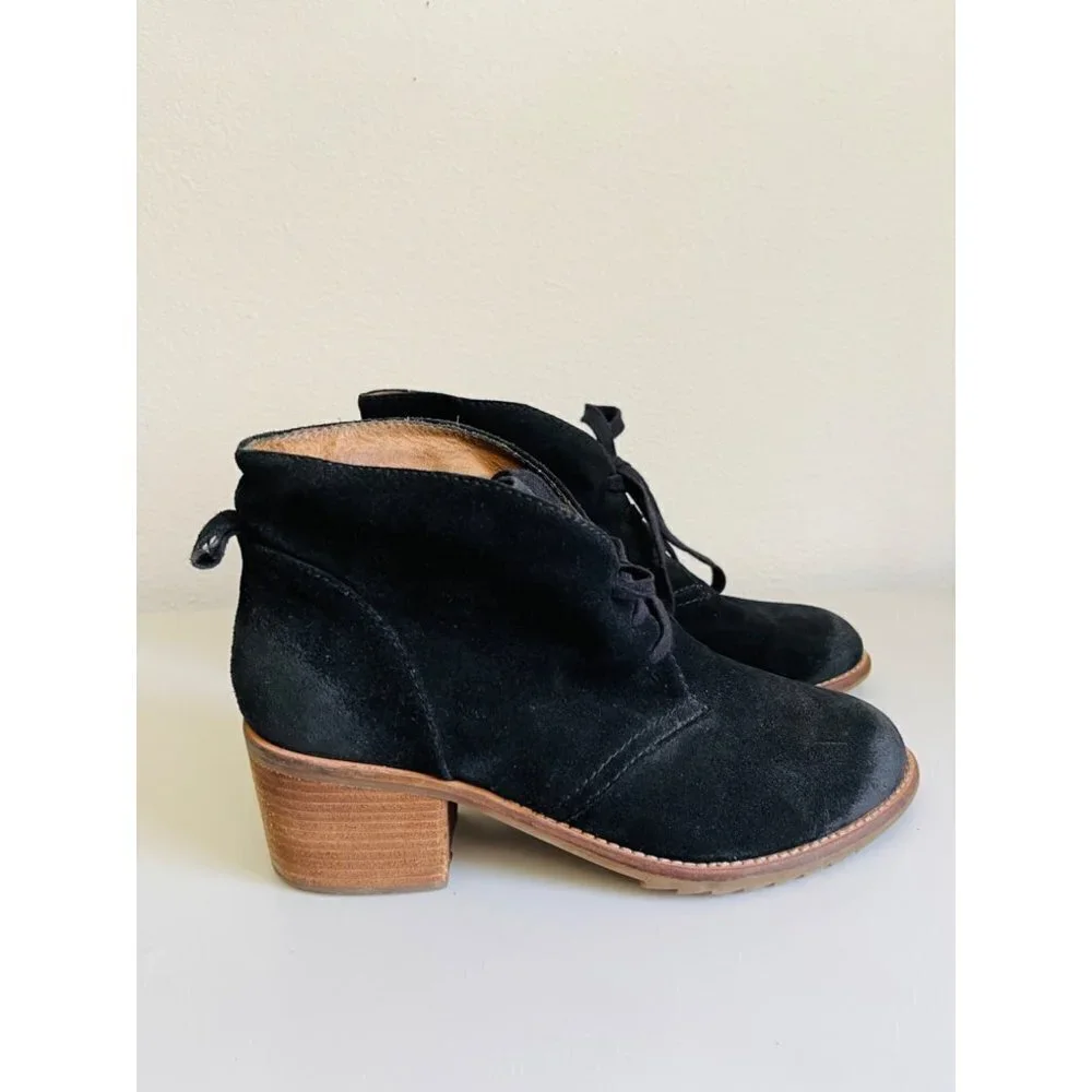 Biala Suede Lace up booties